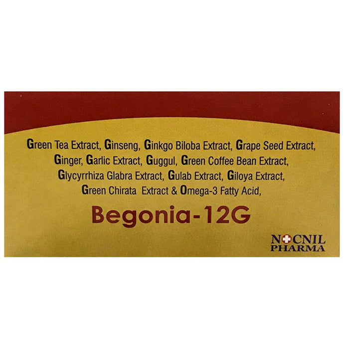 Begonia 12G Soft Gelatin Capsule - Classic Derma