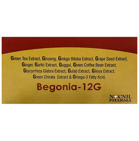 Begonia 12G Soft Gelatin Capsule - Classic Derma