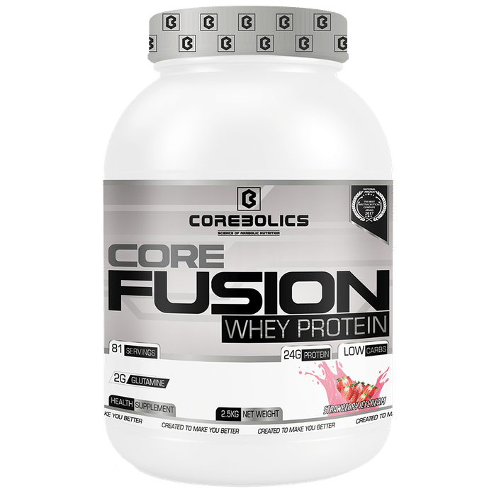 Corebolics Core Fusion Whey Protein Strawberry Ice-Cream - Classic Derma