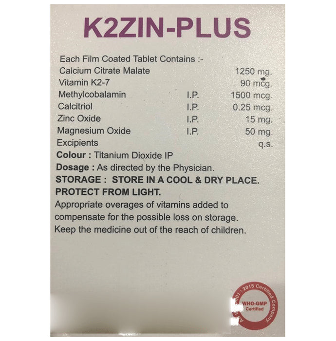 K2zin-Plus Tablet