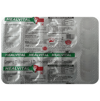 Healing Pharma Healvital Soft Gelatin Capsule