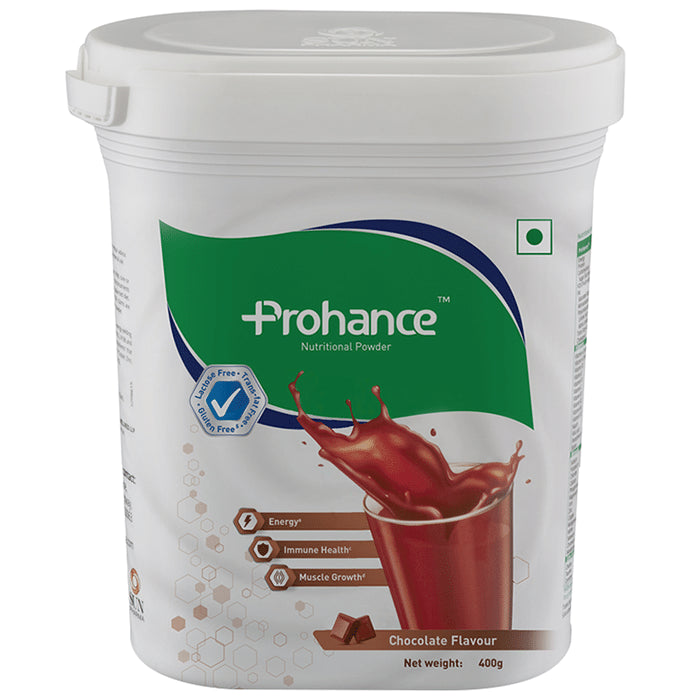 Prohance Complete Drink for Energy, Muscle Growth & Immunity | Flavour Powder Chocolate - Classic Derma
