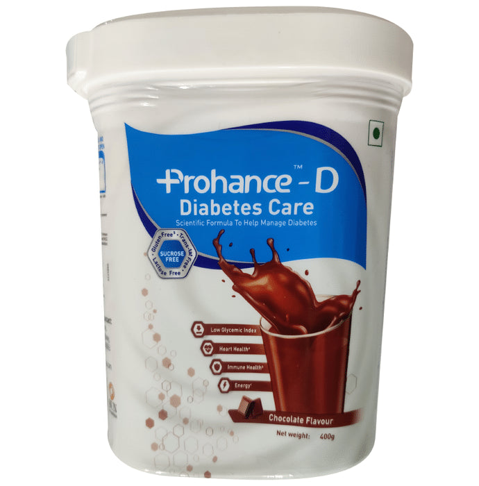 Prohance -D Nutritional Supplement for Diabetes Care | Flavour Chocolate - Classic Derma