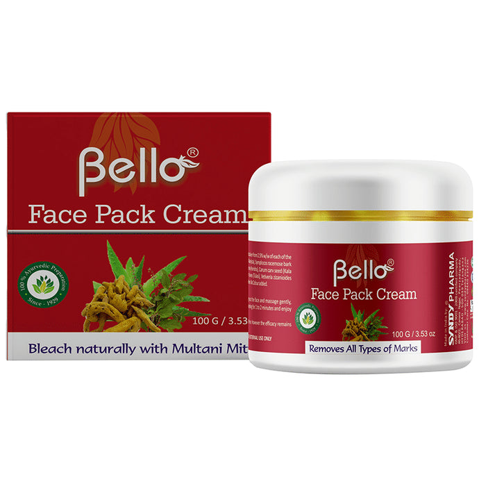 Bello Face Pack Cream - Classic Derma