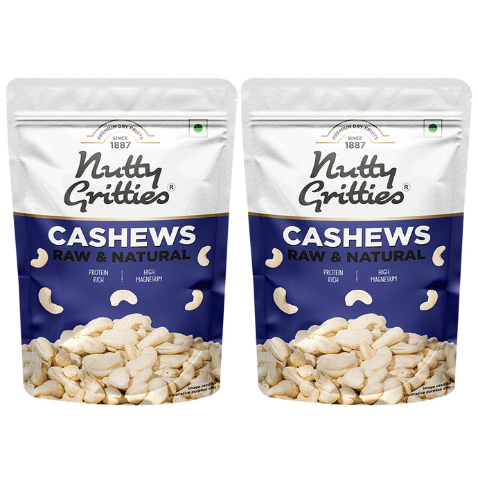 Nutty Gritties Cashew Whole Jumbo (200gm Each) - Classic Derma