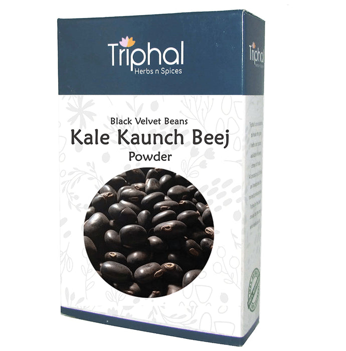 Triphal Powder Kaunch Beej Kale/ Black Velvet Beans/ Mucuna Pruriens - Classic Derma