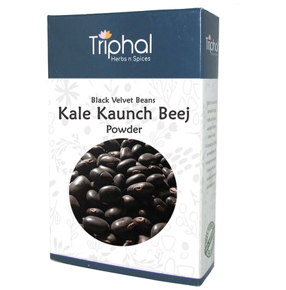Triphal Powder Kaunch Beej Kale/ Black Velvet Beans/ Mucuna Pruriens - Classic Derma