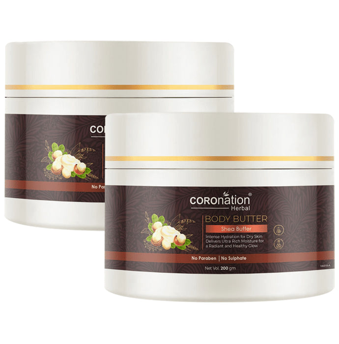 Coronation Herbal Shea Butter Body Butter (200gm Each) - Classic Derma