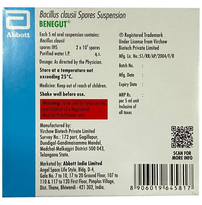 Benegut Oral Suspension 5ml