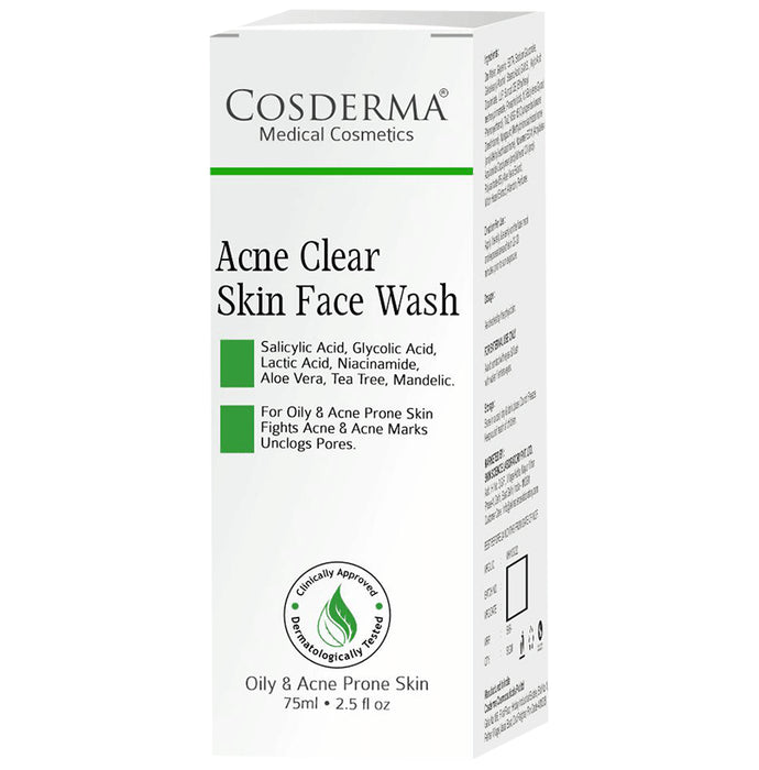 Cosderma Acne Clear Skin Face Wash - Classic Derma