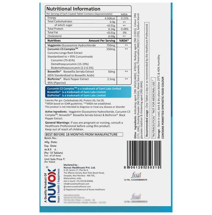 Nuvox Mobiplus Tablet (10 Each) Sugar Free