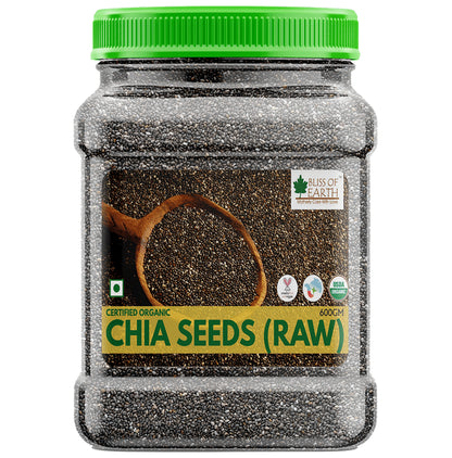 Bliss of Earth Certified Organic Chia Seeds (Raw) - Classic Derma