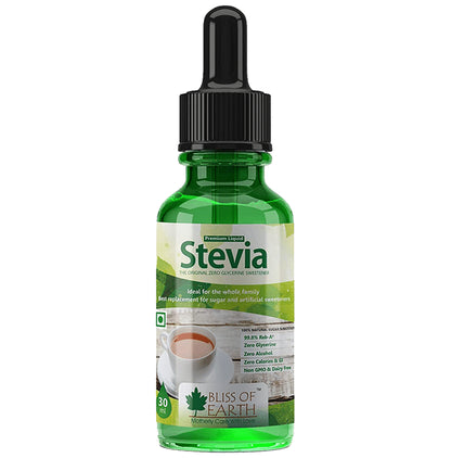 Bliss of Earth Premium Liquid Stevia The Original Zero Glycerine Sweetener