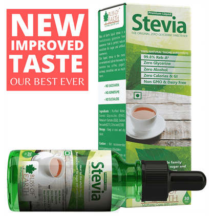 Bliss of Earth Premium Liquid Stevia The Original Zero Glycerine Sweetener
