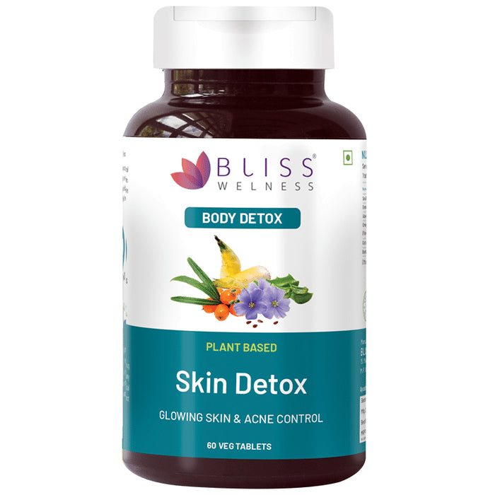 Bliss Welness Body Skin Detox Veg Tablet - Classic Derma
