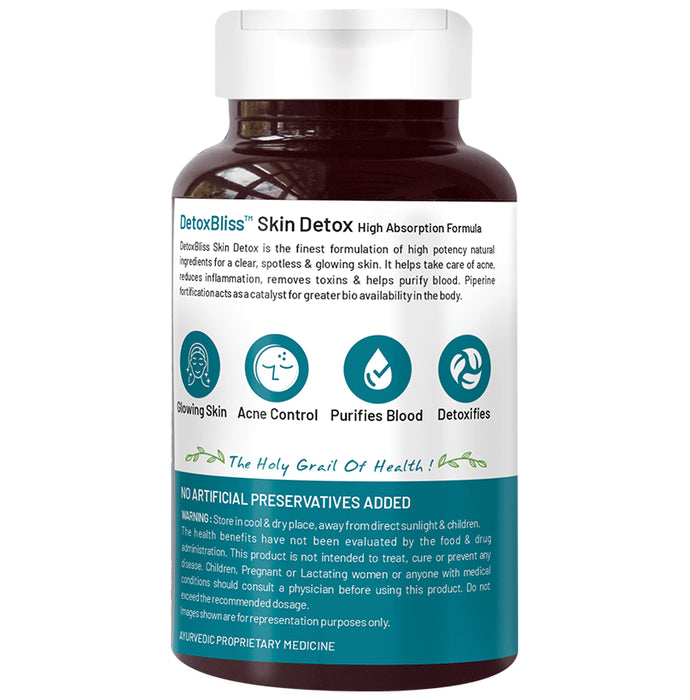 Bliss Welness Body Skin Detox Veg Tablet