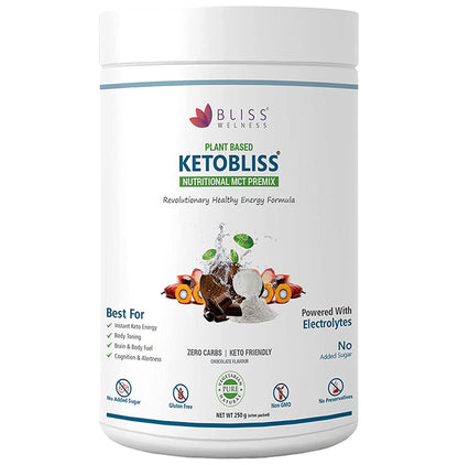 Bliss Welness Ketobliss Nutritional Mct Premix Chocolate - Classic Derma