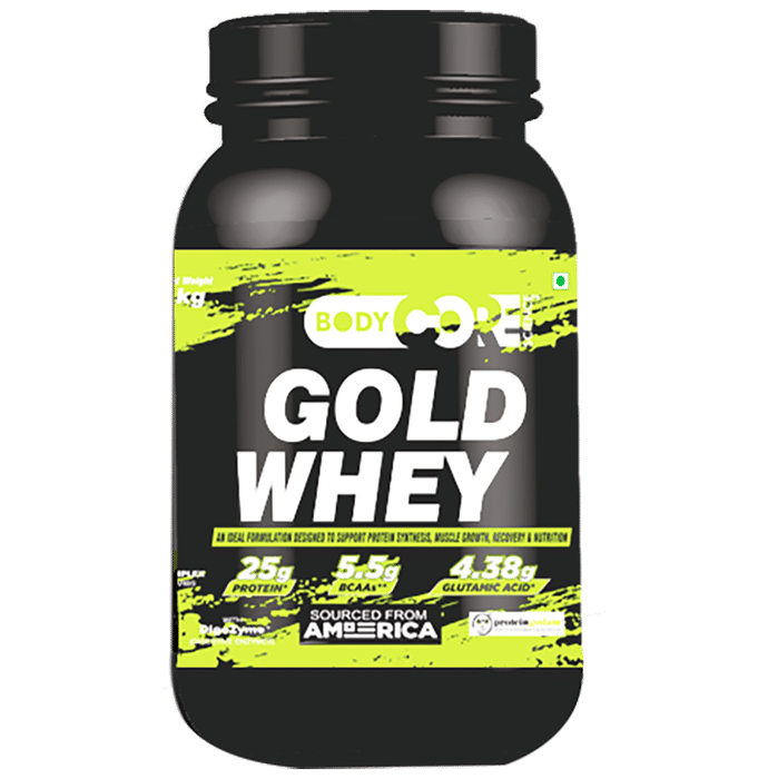 Body Core Science Gold Whey Green Powder Vanilla - Classic Derma