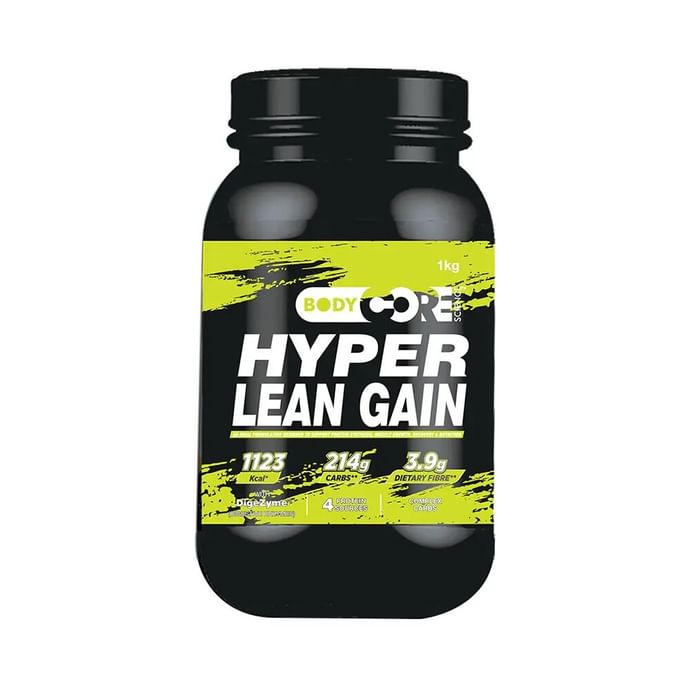 Body Core Science Hyper Lean Gain Powder Kesar Pista - Classic Derma