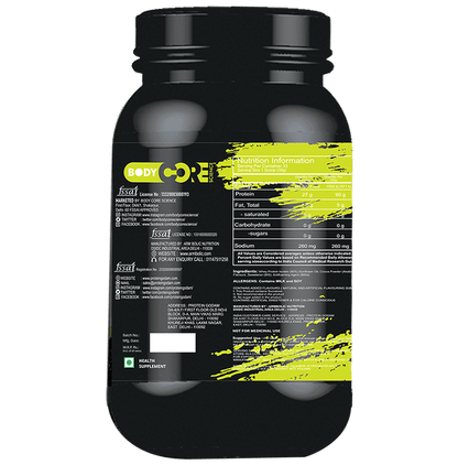 Body Core Science Whey Isolate Green Powder Strawberry