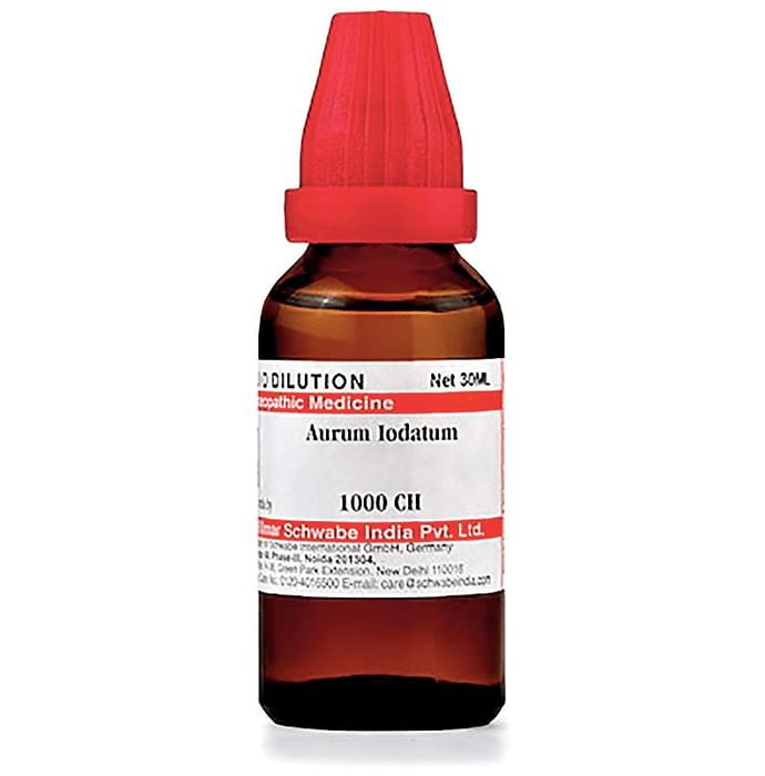 Dr Willmar Schwabe India Aurum Iodatum Dilution 1000 CH - Classic Derma