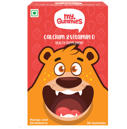 Body First My Gummies Calcium & Vitamin D Gummies Mango & Strawberry - Classic Derma