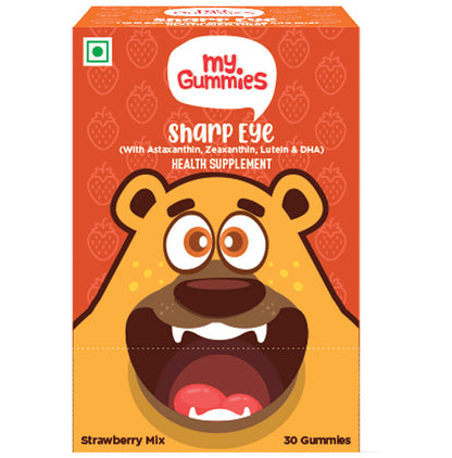Body First My Gummies Sharp Eye Gummies Strawberry Mix - Classic Derma