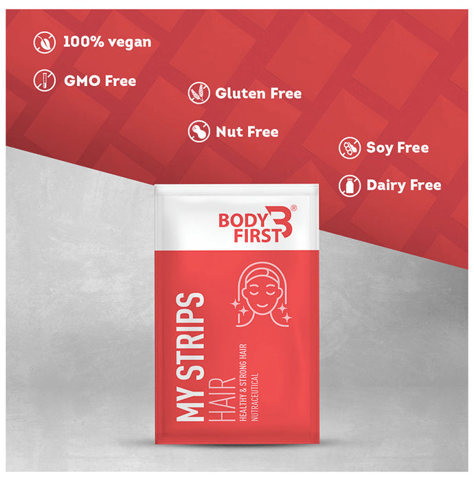 Body First My Strips Hair Strip Natural Watermelon