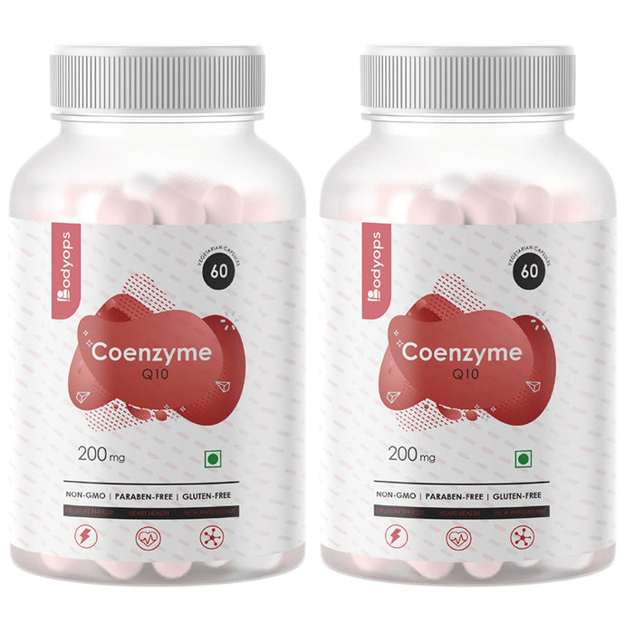 Bodyops Coenzyme Q10 200mg Vegetarian Capsule (60 Each) - Classic Derma