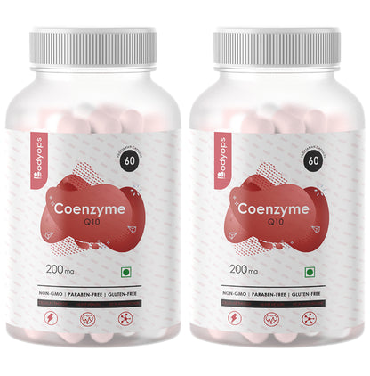 Bodyops Coenzyme Q10 200mg Vegetarian Capsule (60 Each) - Classic Derma