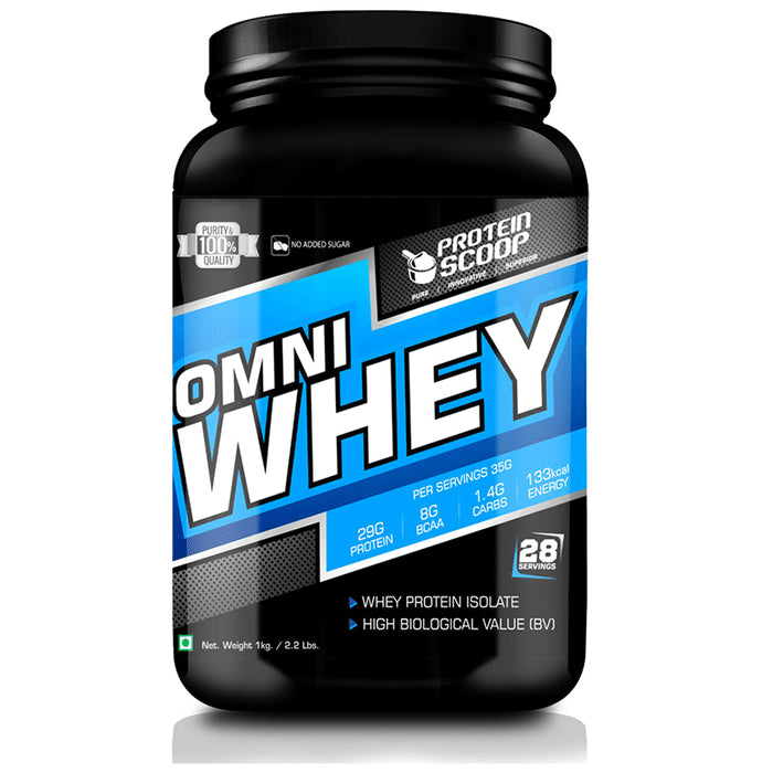 Protein Scoop Omni Whey Protein Isolate Powder Chocolate - Classic Derma