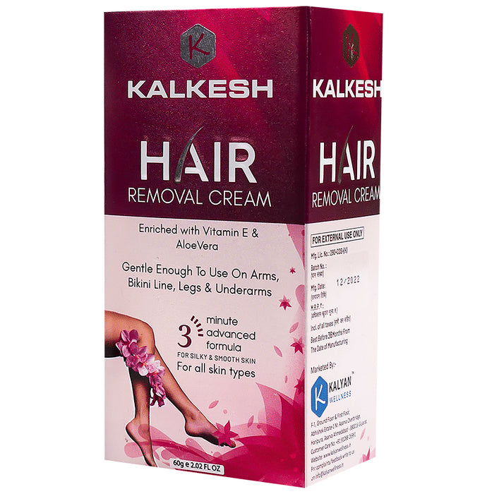 kalkesh Hair Removal Cream (60gm Each) - Classic Derma