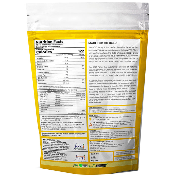 Buy Boldfit Bold Whey 100% Grass Fed Whey with Cyclone Shaker Free ...