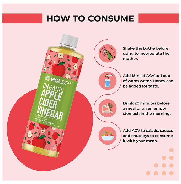 Boldfit Organic Apple Cider Vinegar