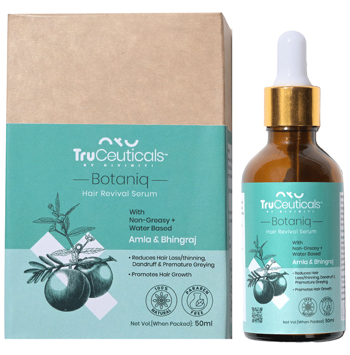 Truceuticals Botaniq Amla & Bhingraj Hair Revival Serum - Classic Derma