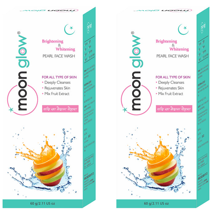 Moon Glow Pearl Face Wash (60gm Each) - Classic Derma