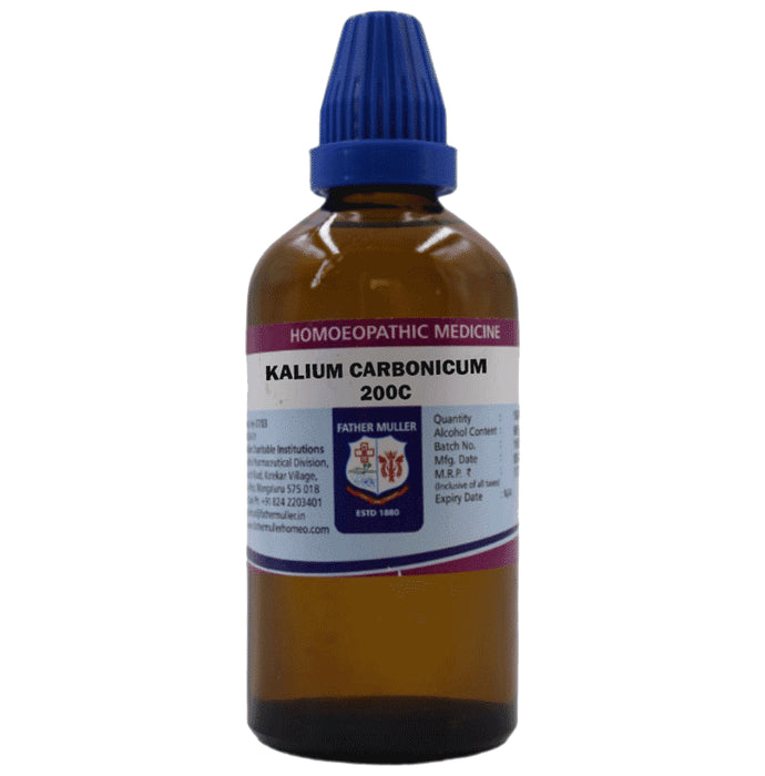 Father Muller Kalium Carbonicum Drop 200C - Classic Derma