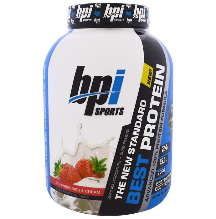 BPI Sports Best Protein Powder Strawberry Cream - Classic Derma