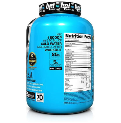 BPI Sports ISO HD 100% Whey Protein Isolate & Hydrolysate Cookies & Cream