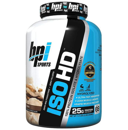 BPI Sports ISO HD 100% Whey Protein Isolate & Hydrolysate S’mores - Classic Derma