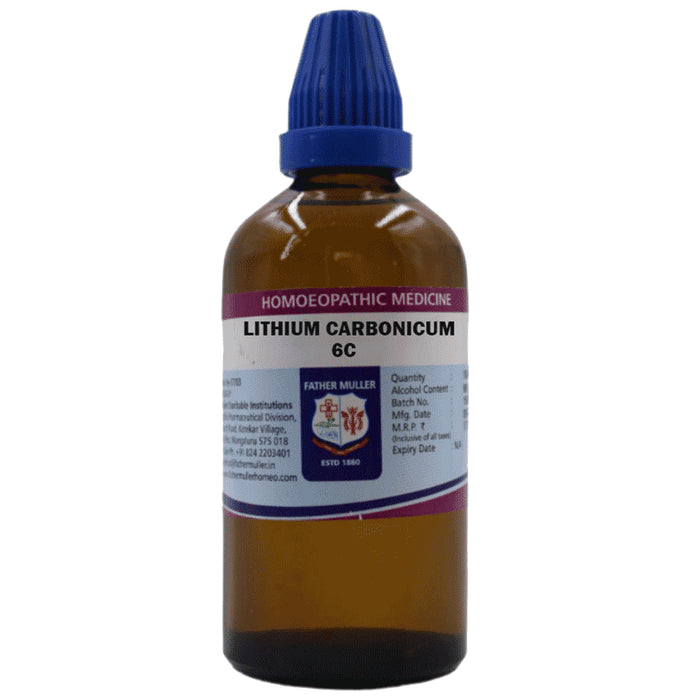 Father Muller Lithium Carbonicum Drop 6C - Classic Derma