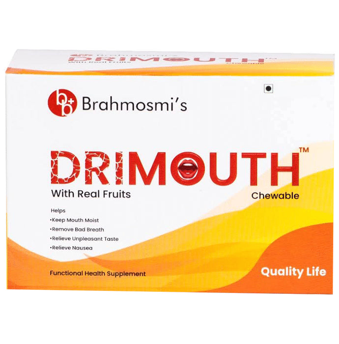 Brahmosmi's Drimouth with Real Fruits Chewable Tablet - Classic Derma