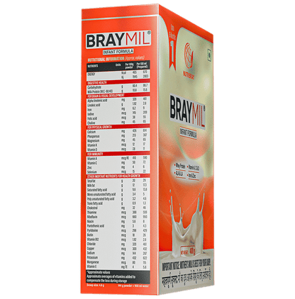 Braymil Infant Formula 1 Upto 6 Months Powder