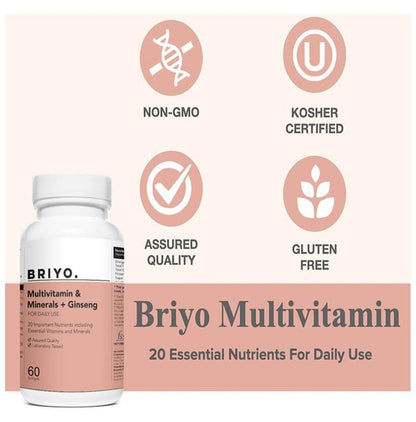 Briyo Multivitamin & Minerals with Ginseng Softgel