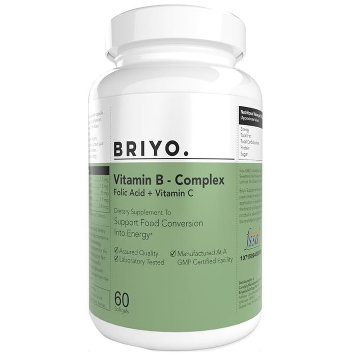 Briyo Vitamin B-Complex with Folic Acid & Vitamin C - Classic Derma
