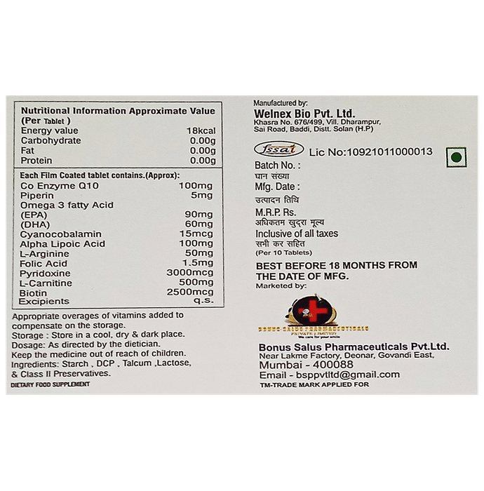 Bvitco-Q10 Tablet
