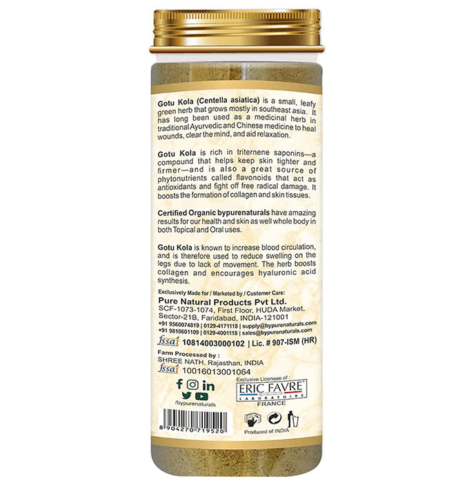 byPureNaturals Gotu Kola Powder