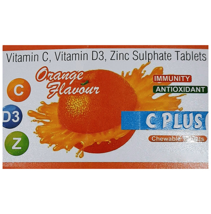 C Plus Chewable Tablet Orange - Classic Derma