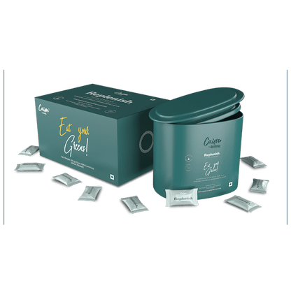 Caim Replenish with Greens (3gm Each) Raw Mango & Alphonso Gummy