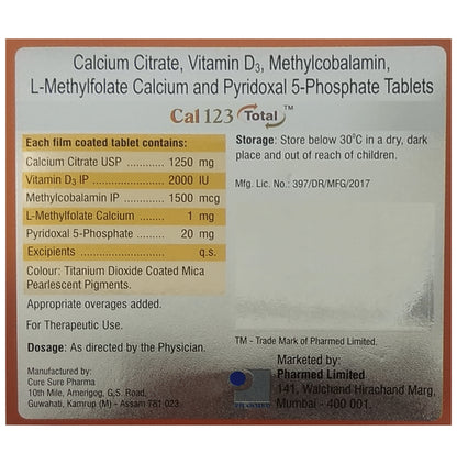 Cal 123 Total Tablet